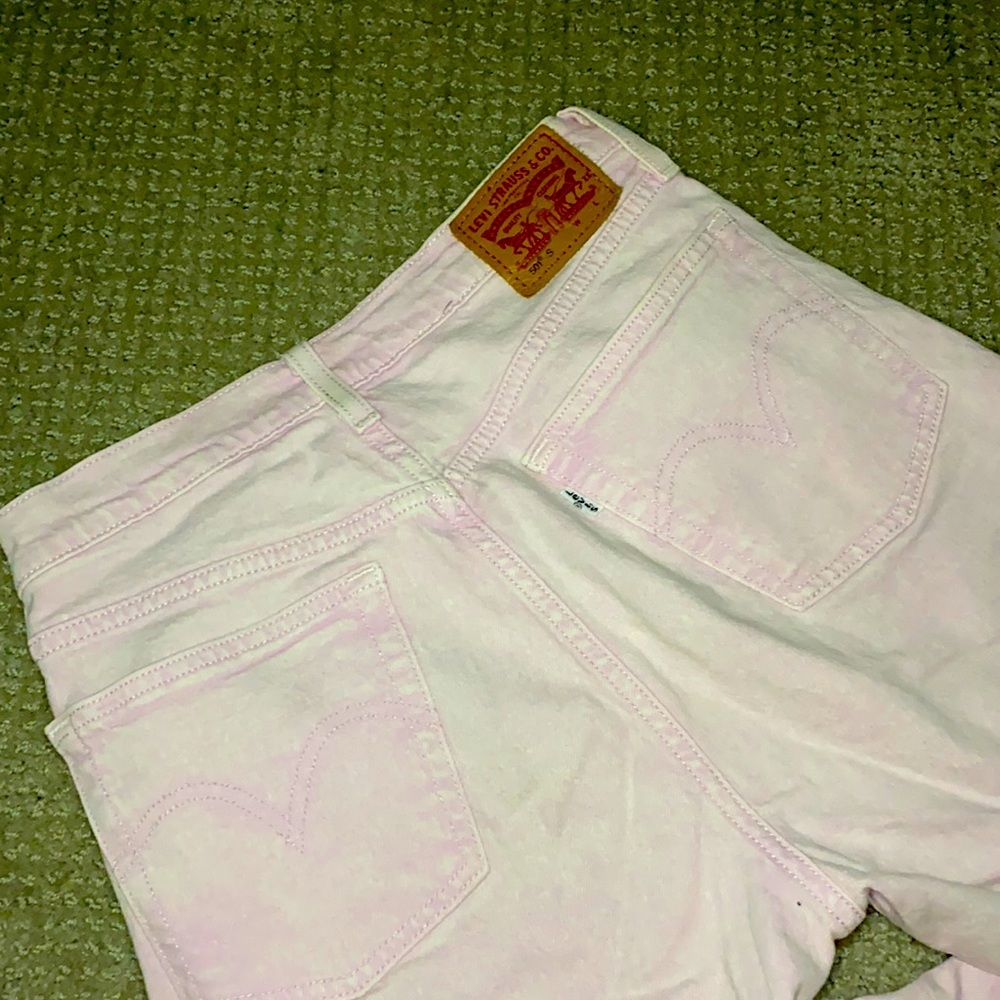 Pink Vintage Levi Jeans